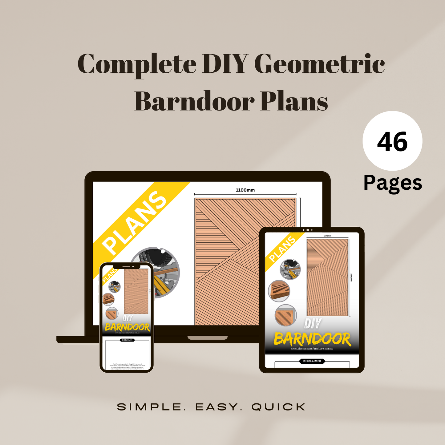 Build Your Own Stunning Barn Door This Weekend Easy DIY Plans for Beginners & Pros | Instant Download