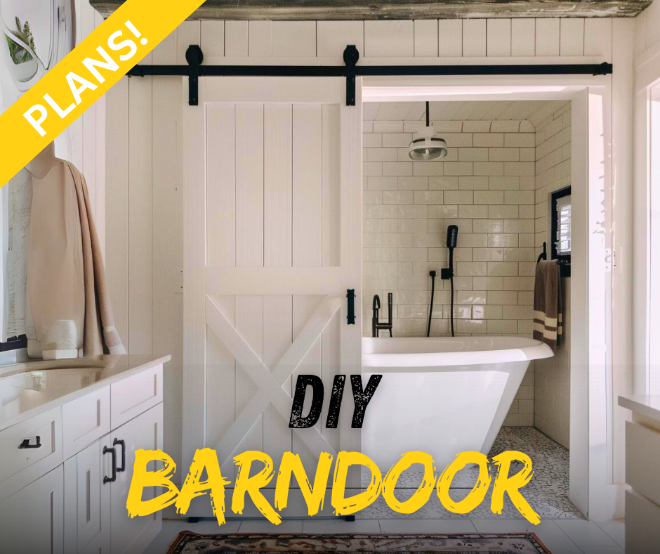 DIY Plan - Build your own custom Barn Doors - The EASY digital building guide for beginner or advanced builders!